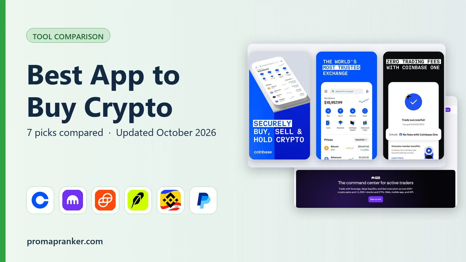 Best App to Buy Crypto in 2026: 7 Crypto Apps Compared