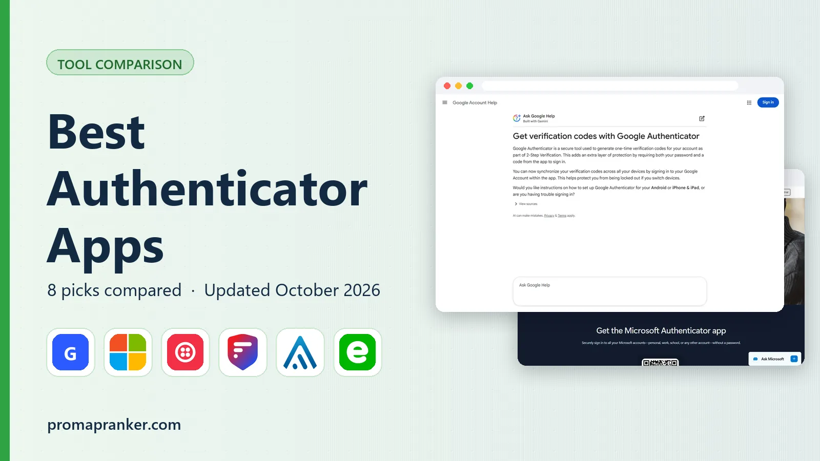 Best Authenticator Apps in 2026: 8 Apps Compared