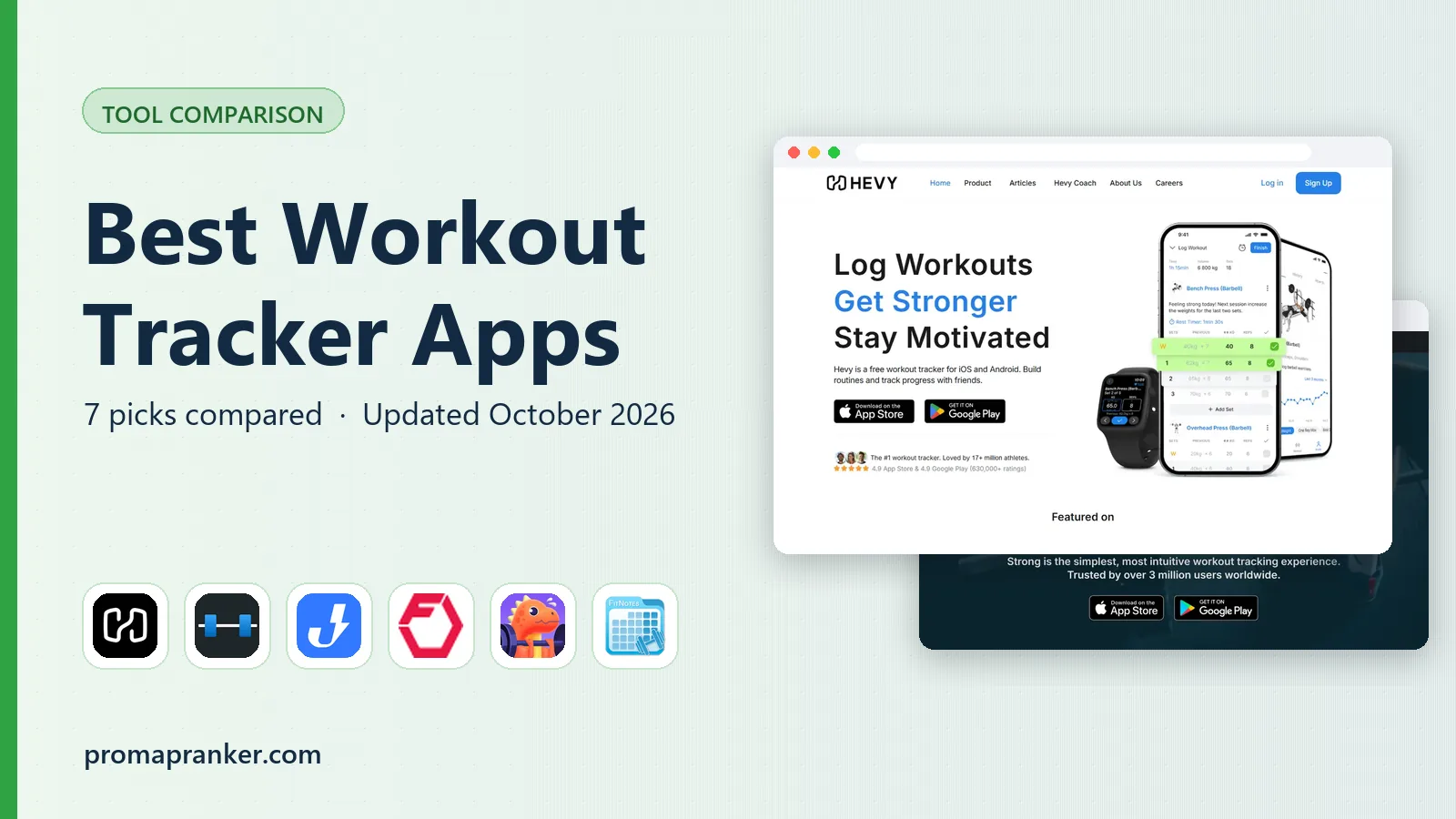 Best Workout Tracker Apps in 2026: 7 Apps Compared