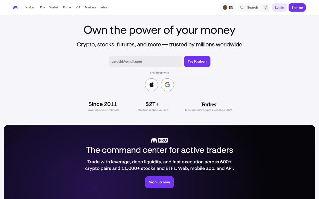 Kraken website