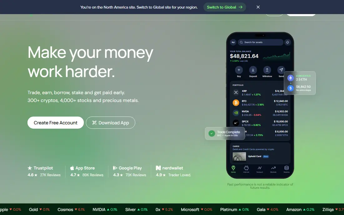 Uphold website