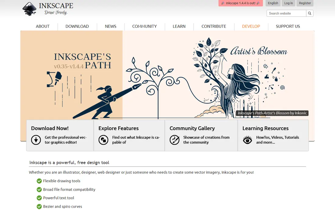 Inkscape website