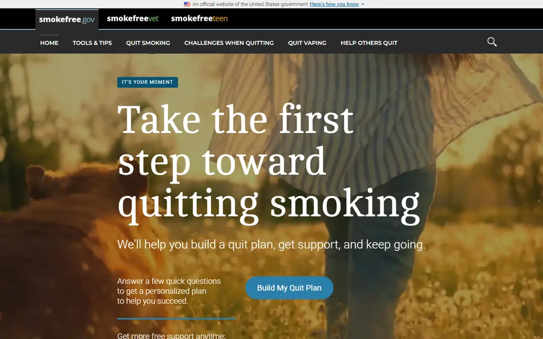 quitSTART website