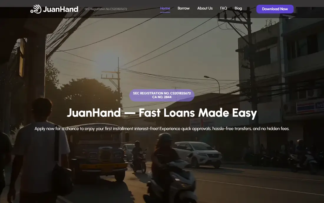JuanHand website