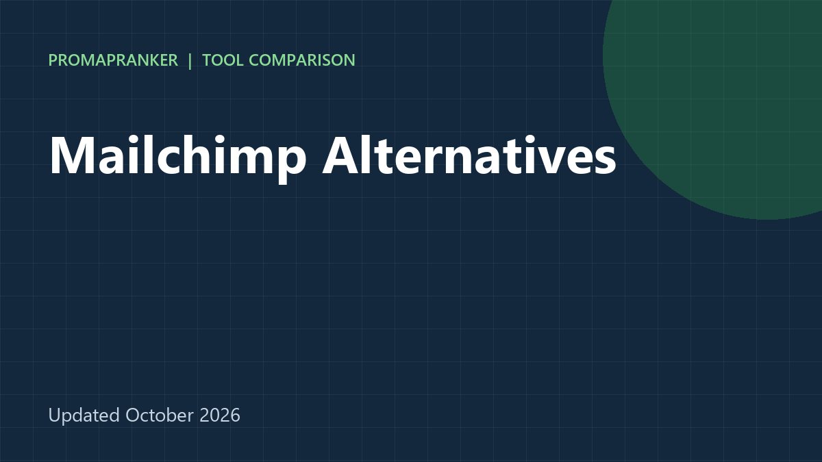 Mailchimp Alternatives in 2026: 9 Email Platforms Compared